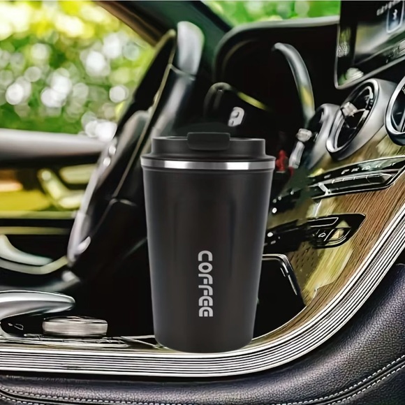 Coffee Tumbler - Medium Sized Black - Picture 9 of 16